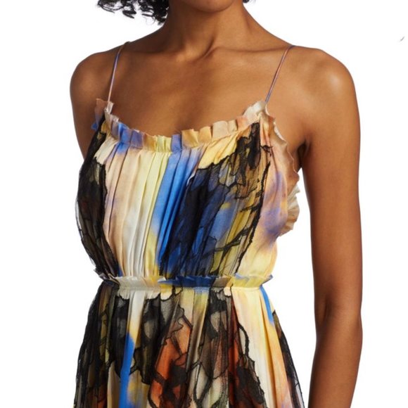 JASON WU Collection RUNWAY Silk Midi Dress Size: S | US 4 NEW - Picture 5 of 16